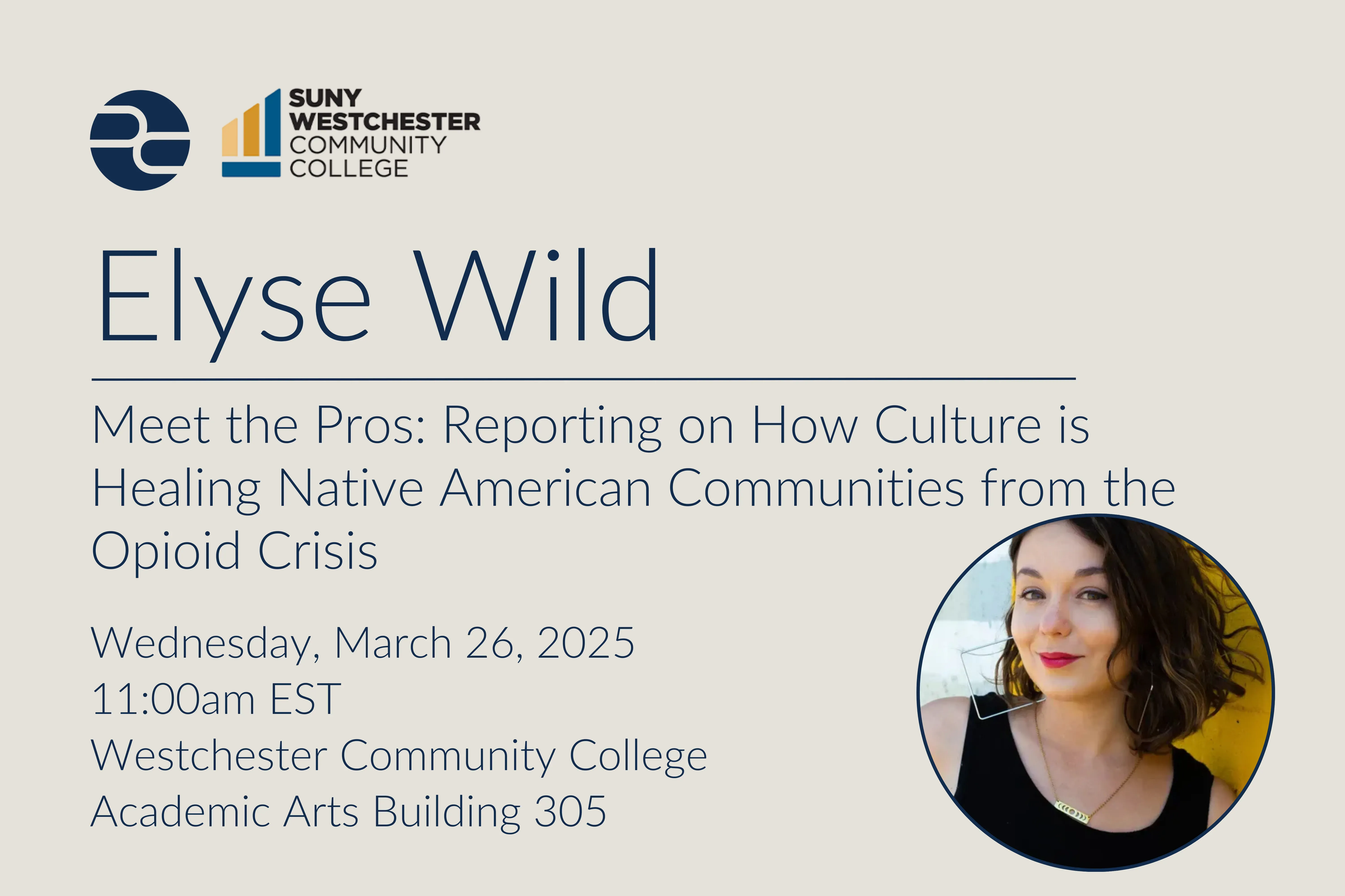 Meet the Pros: Elyse Wild at Westchester Community College