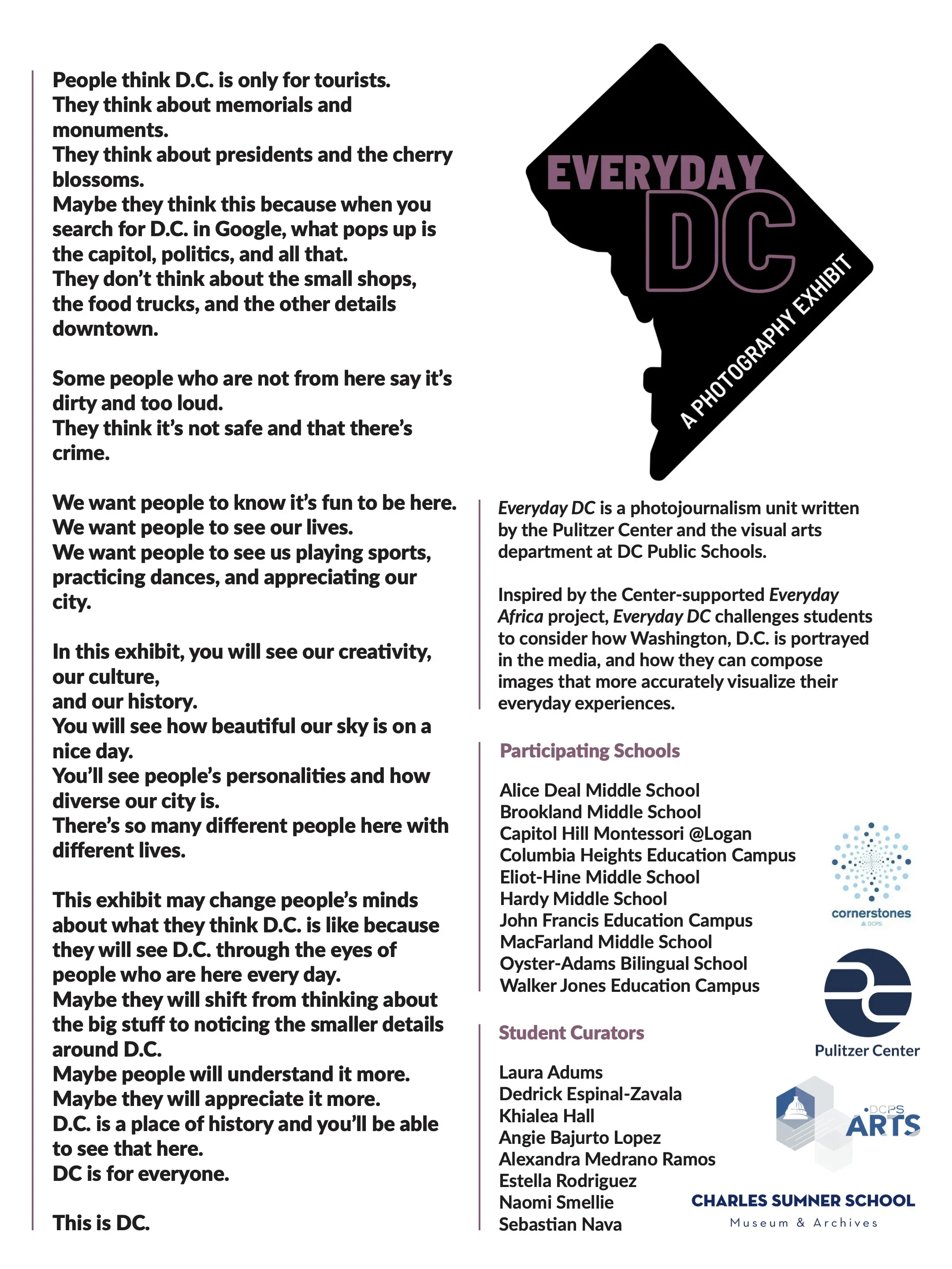 Everyday DC poster