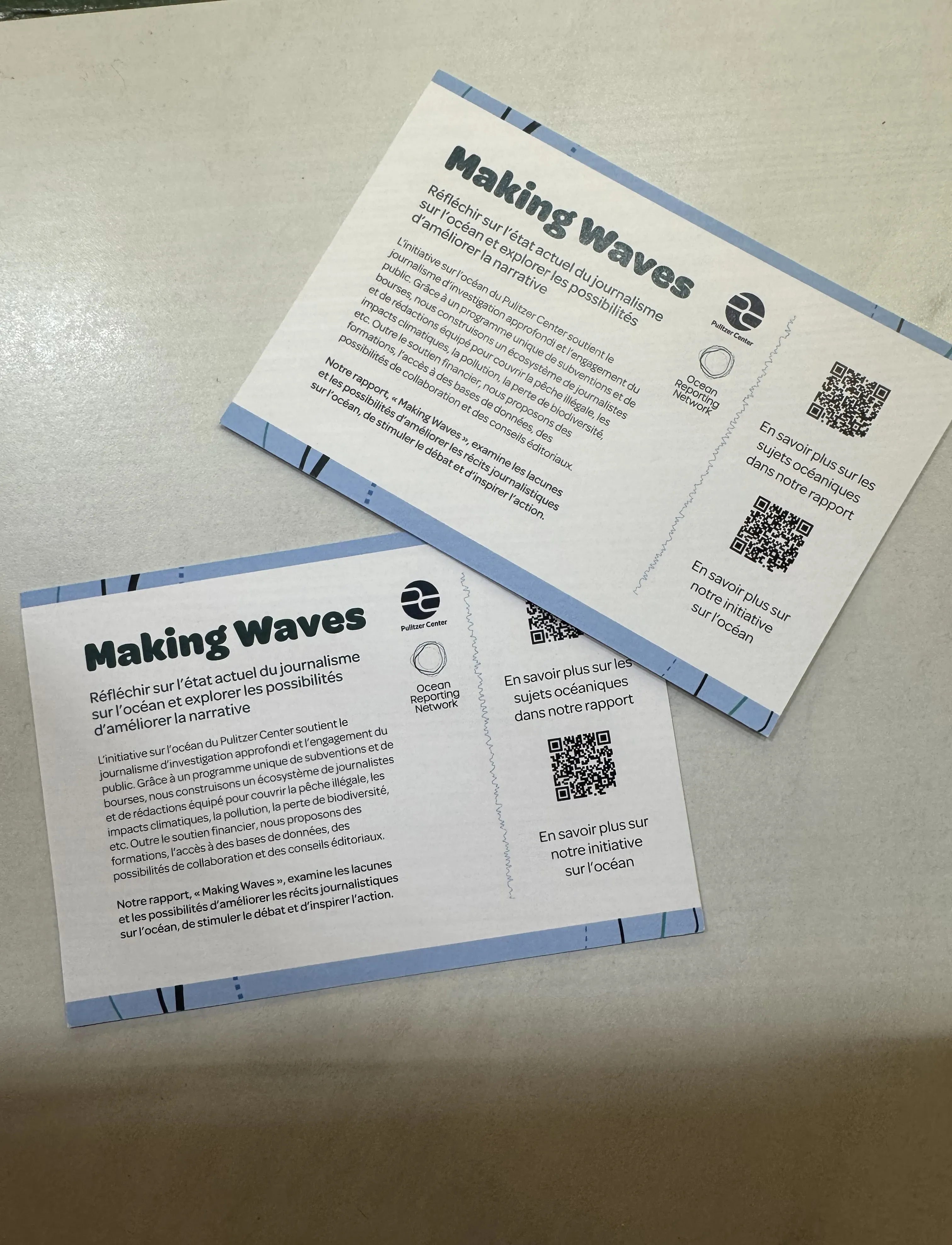 Making Waves postcards