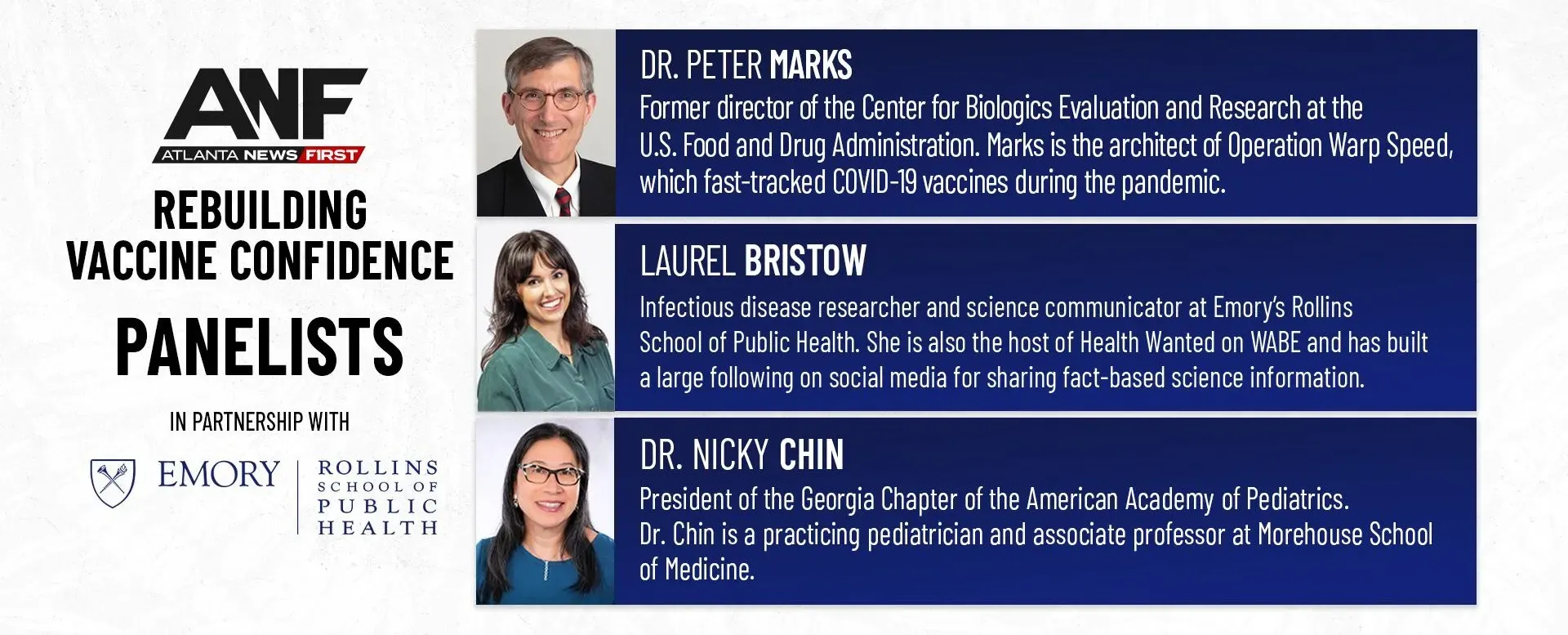 Atlanta News First event panelists