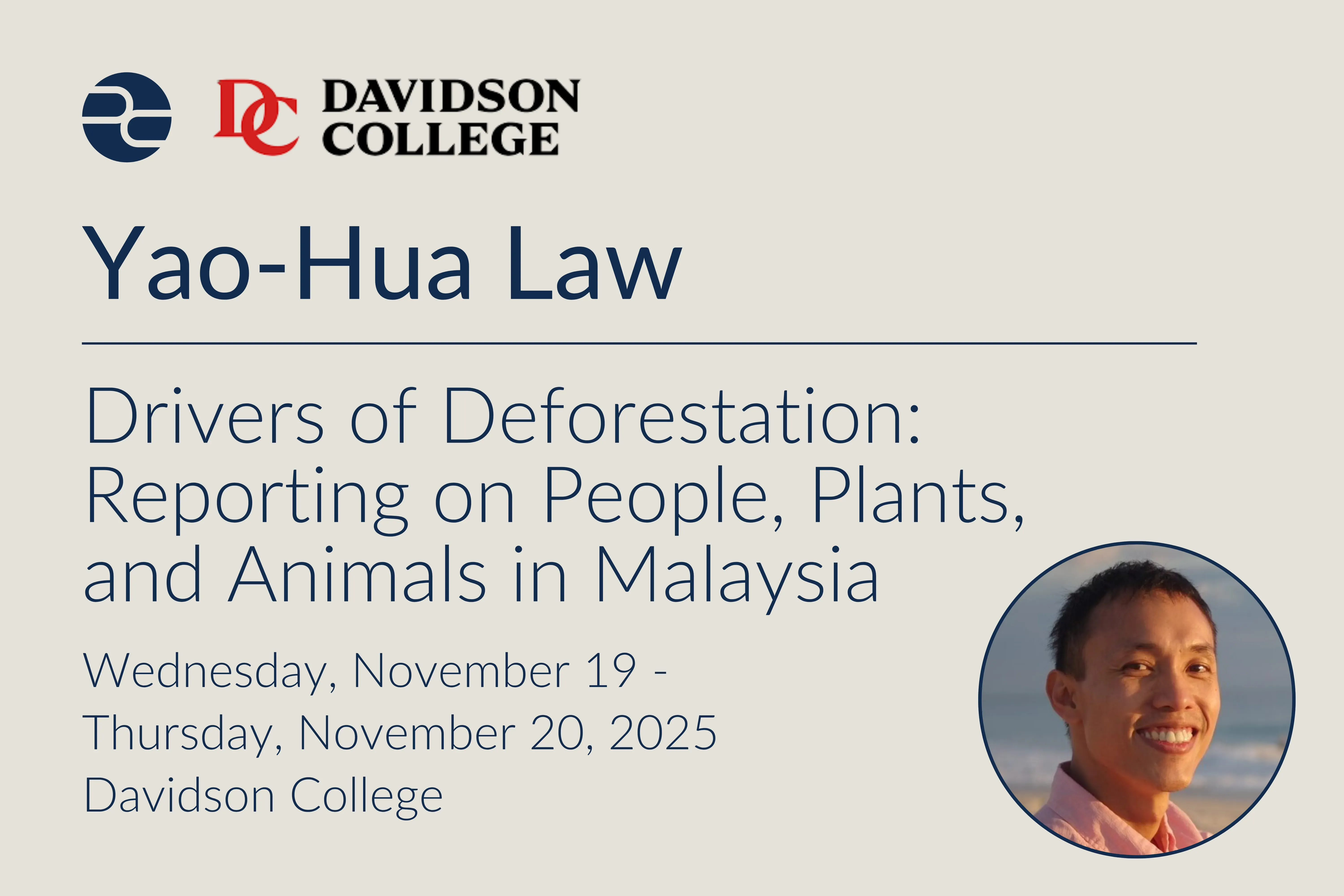 Yao-Hua Law 2025 event graphic