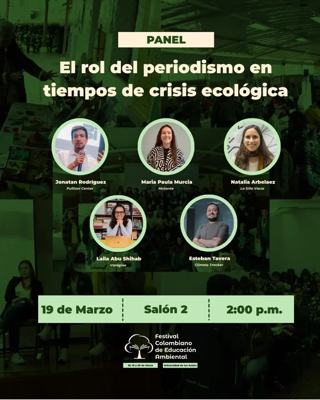 Conversatorio: El rol del periodismo en tiempos de crisis ecológica