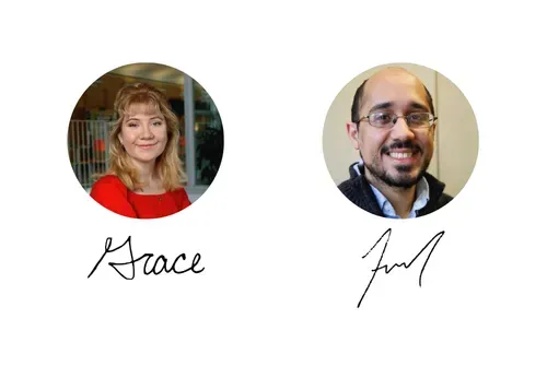 Grace and Fareed signatures