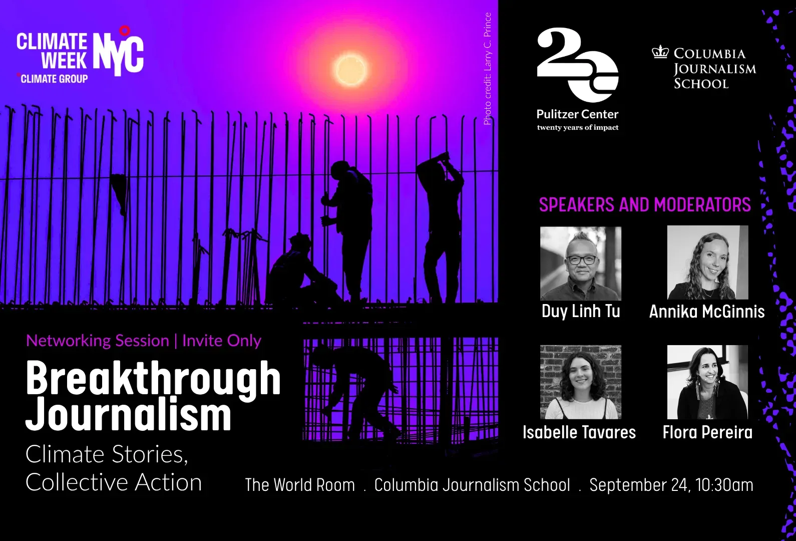 Breakthrough Journalism event graphic