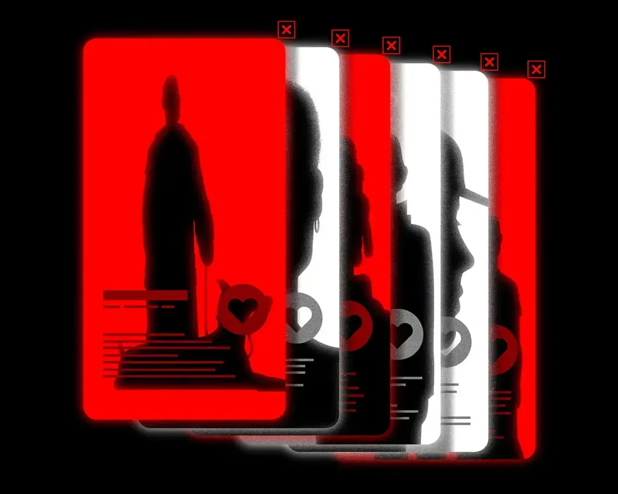 Six women who were drugged and raped or sexually assaulted by the same Denver cardiologist filed a lawsuit against Match Group. Illustration by Anson Chan.