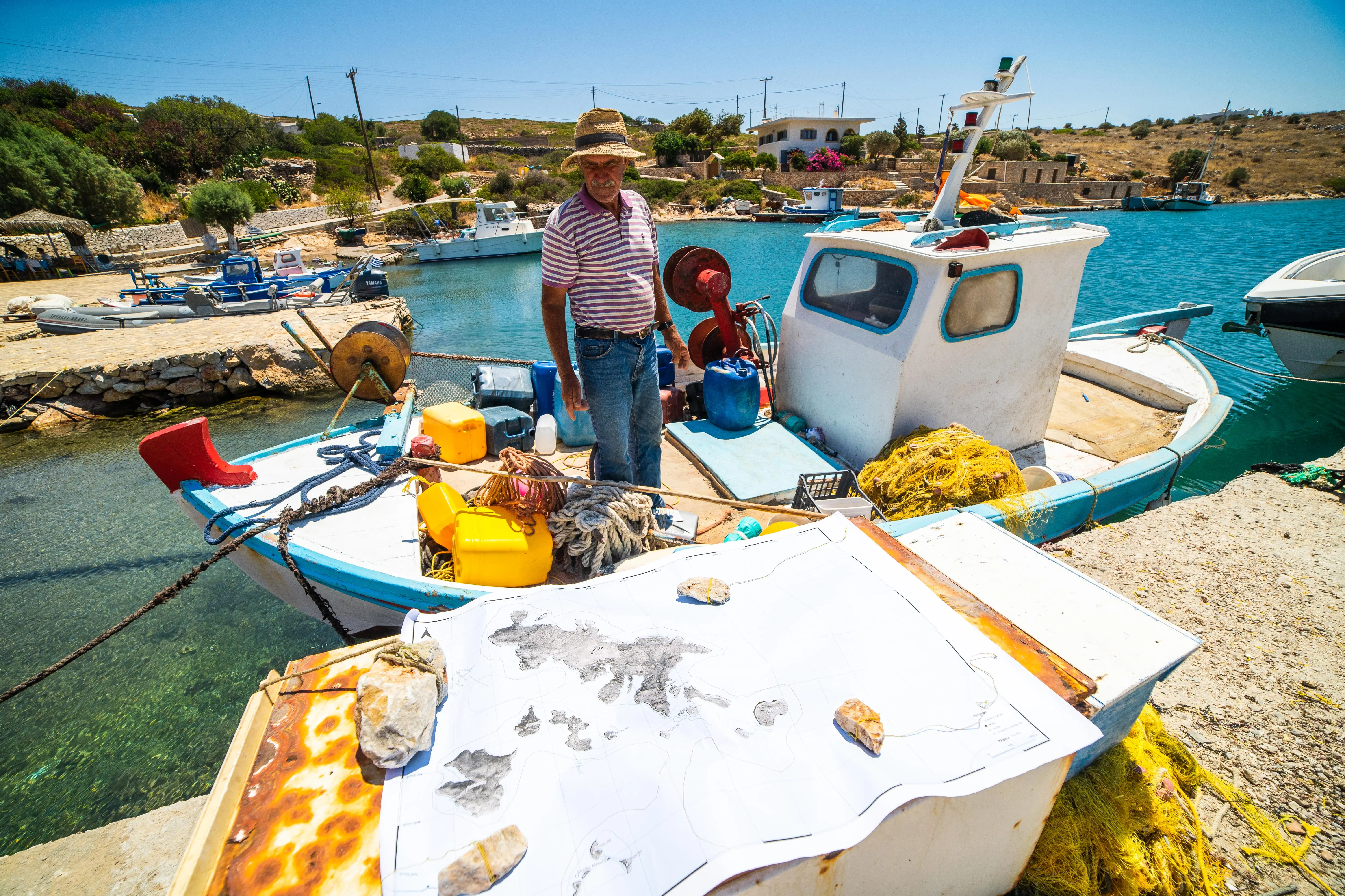 man on fishing boat