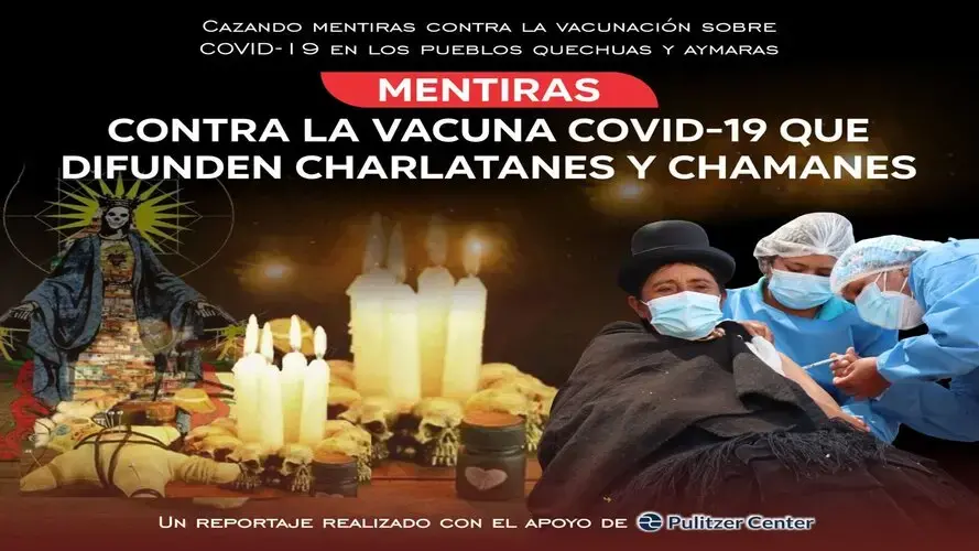 Puno: Mentiras contra la vacuna Covid 19 que difunden chamanes y charlatanes