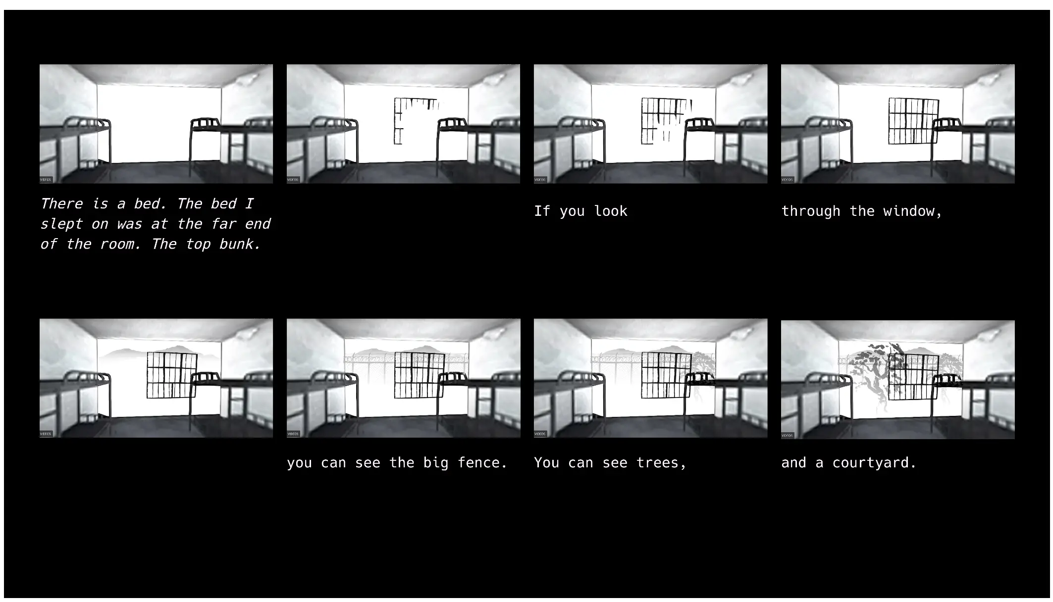 A storyboard from the film.