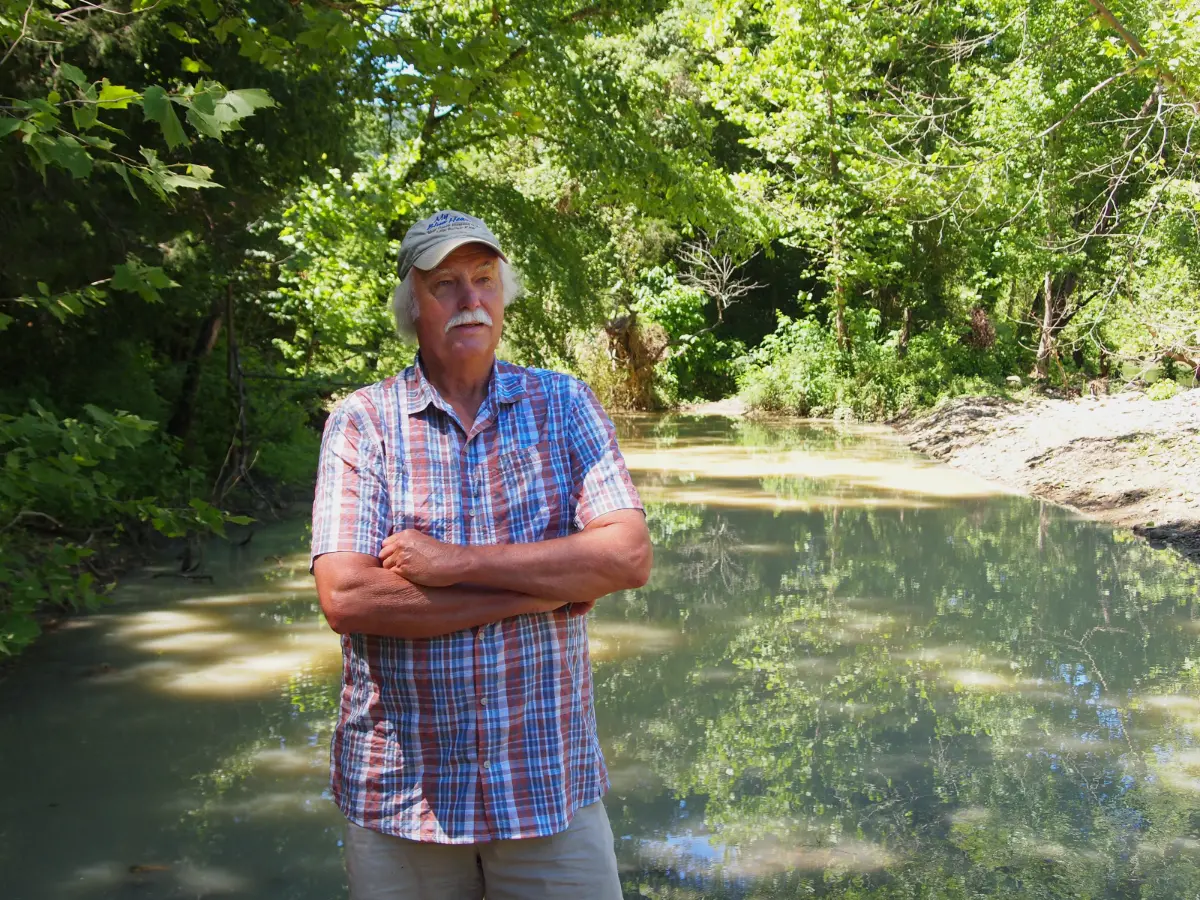 man poses in the Little Buffalo