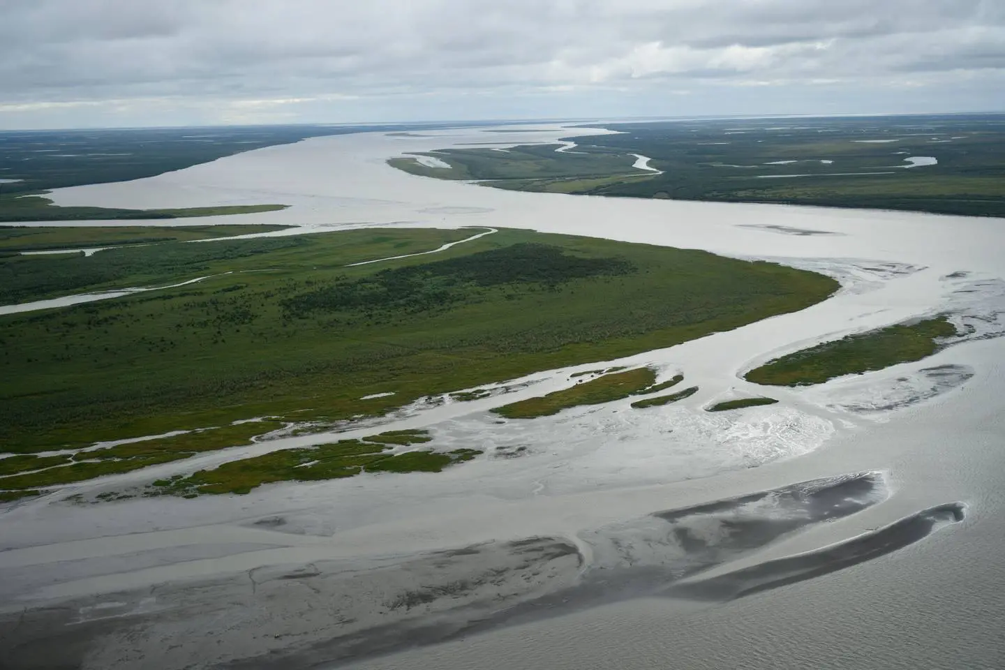 The lower Yukon river