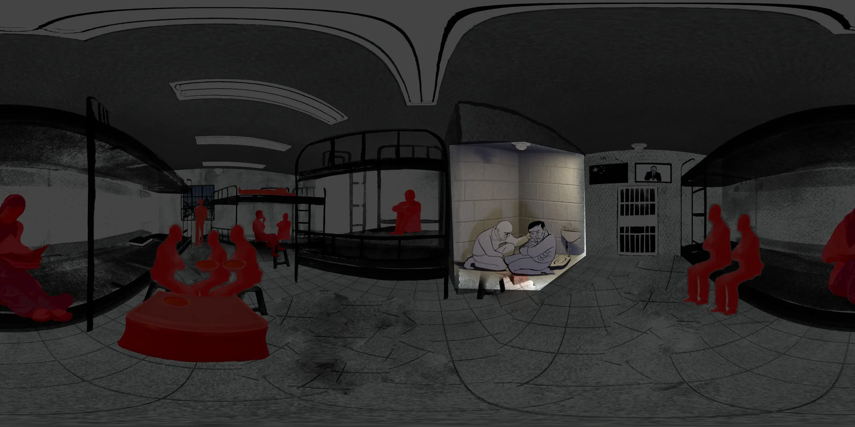 Draft of illustration.