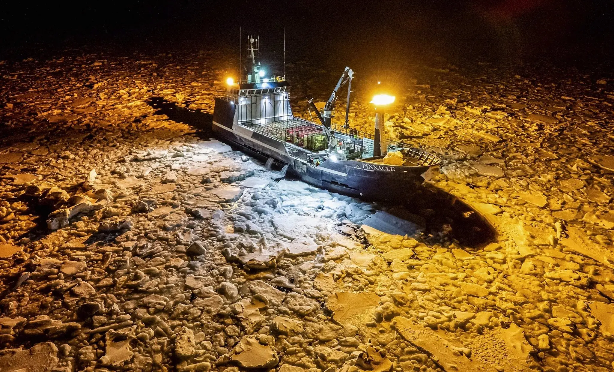 A Crab Boat's Quest for Snow Crab in a Bering Sea Upended by Climate Change