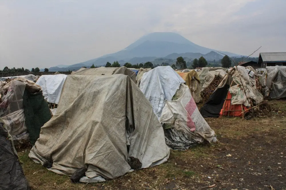 Tents made of scraps