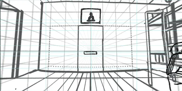 GIF of draft animation.