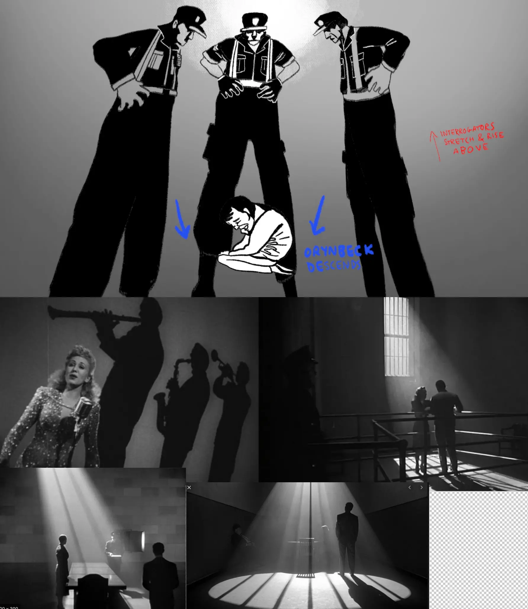 Collage of illustrations.