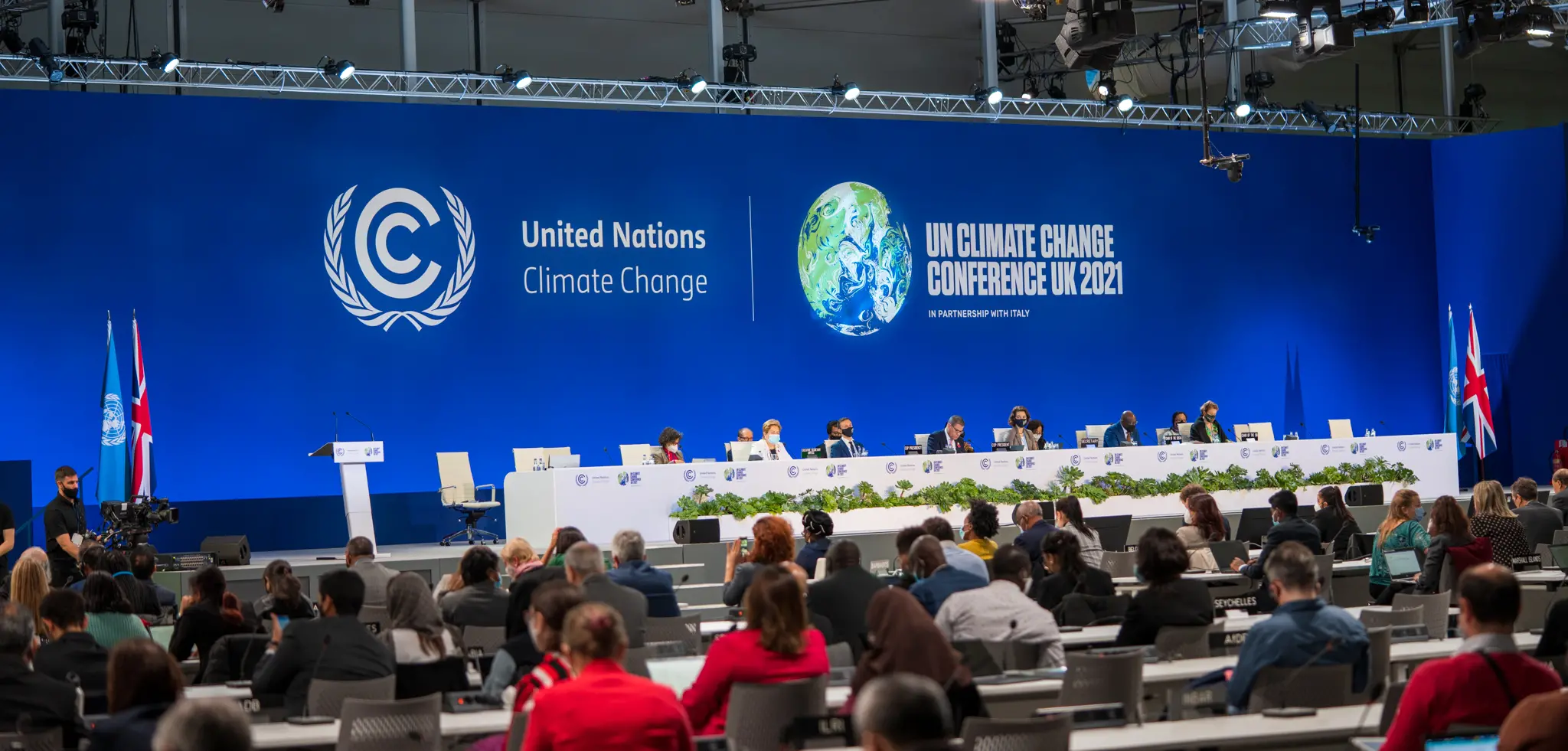 stage at COP26