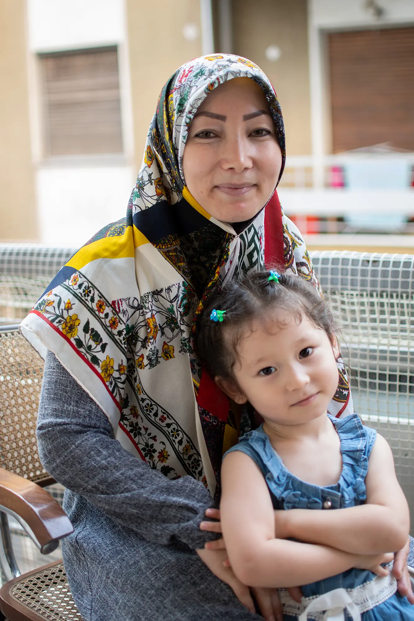 29-year old Fatimah Hosseini and her child