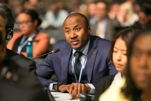Seyni Nafo a lead spokesperson for group of African negotiators at COP26