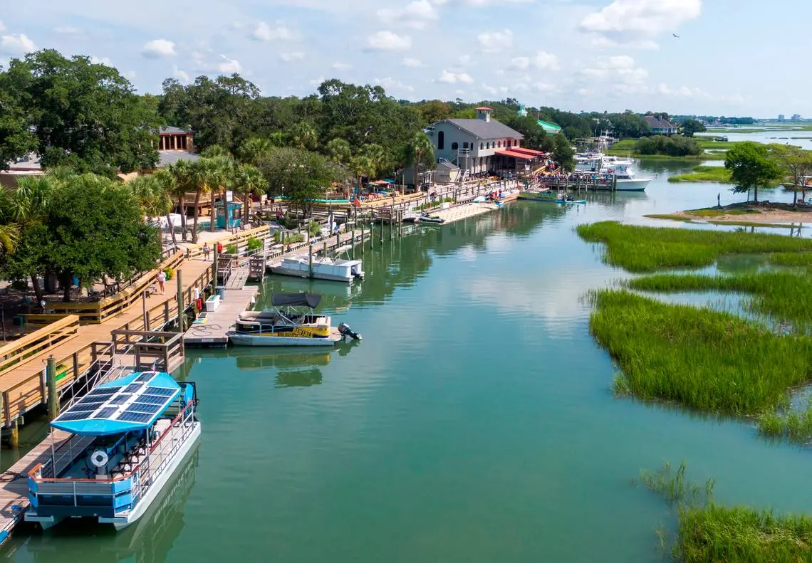 Drone images of garden city