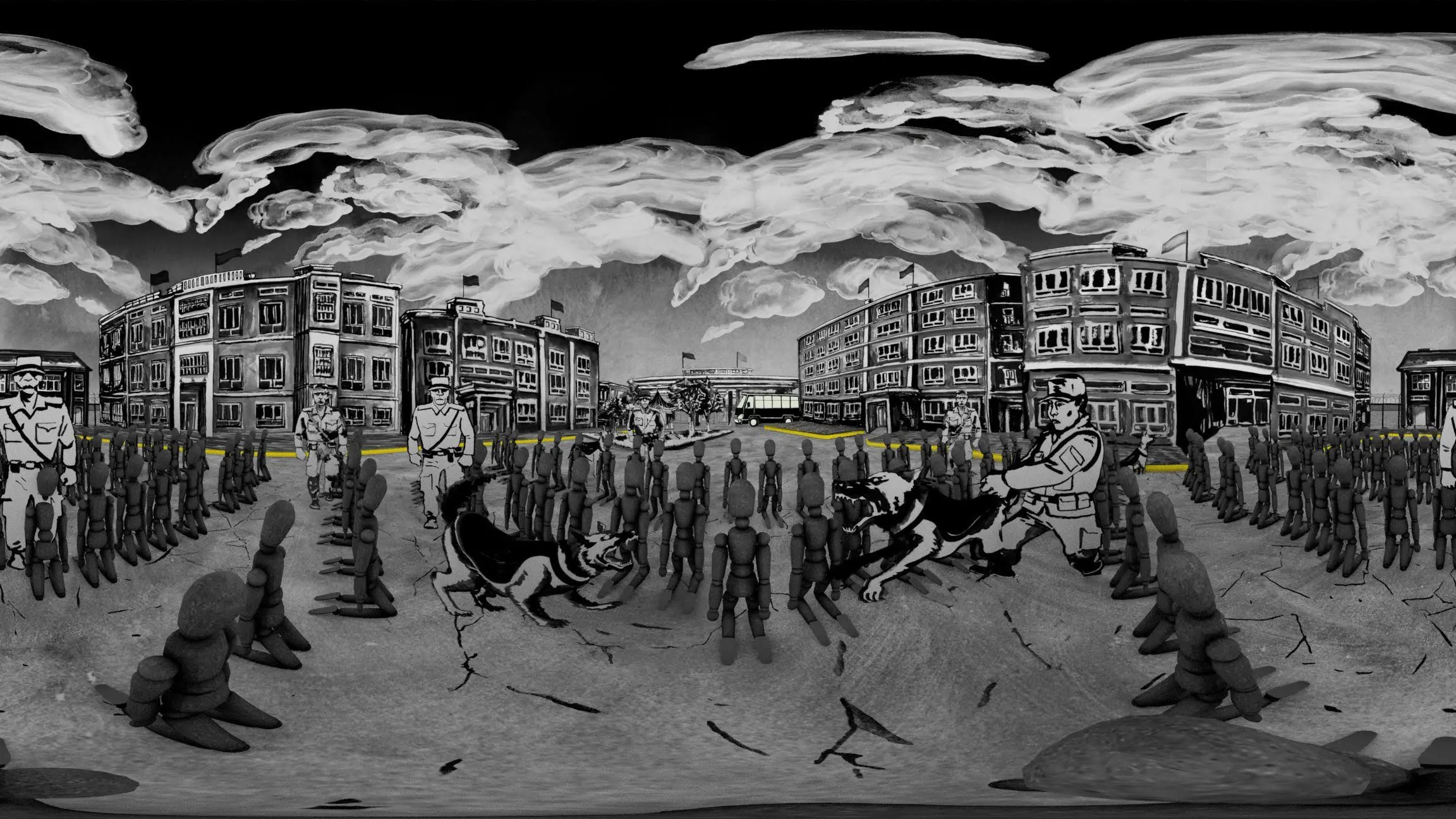 Draft of illustration.