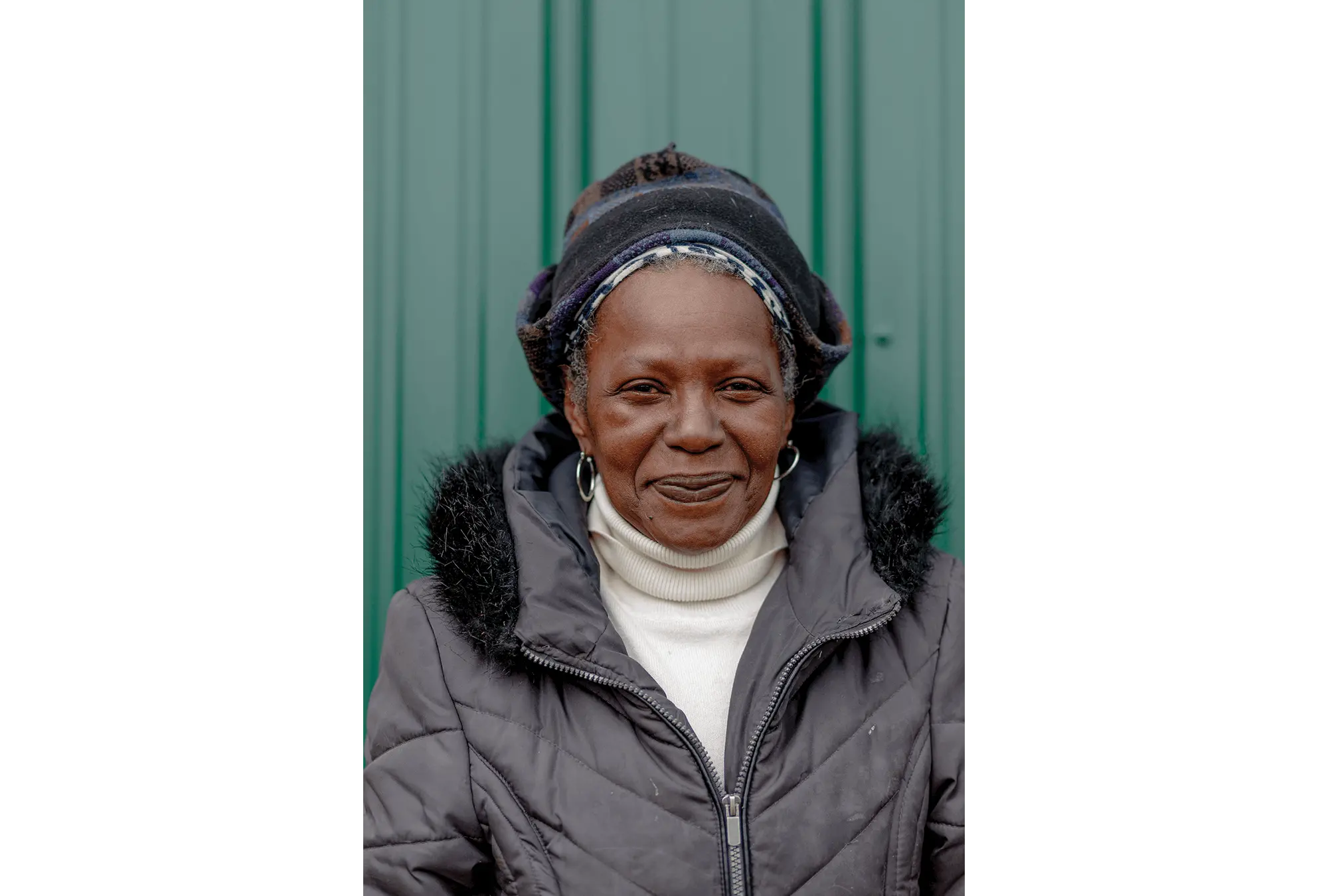 portrait of woman in coat