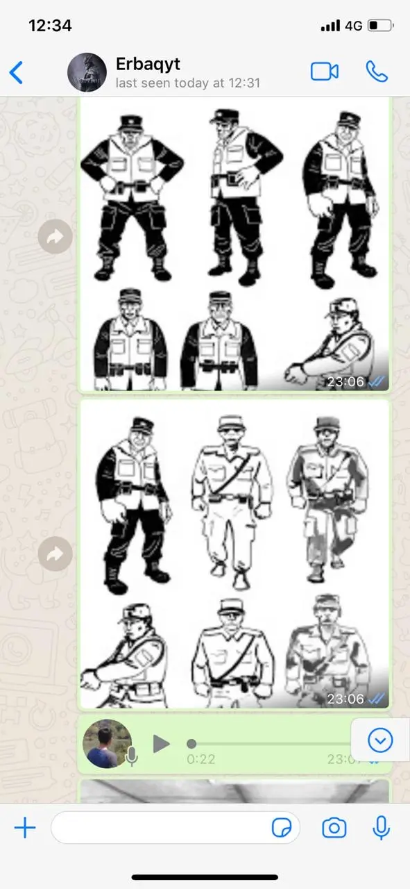 Whatsapp messages.