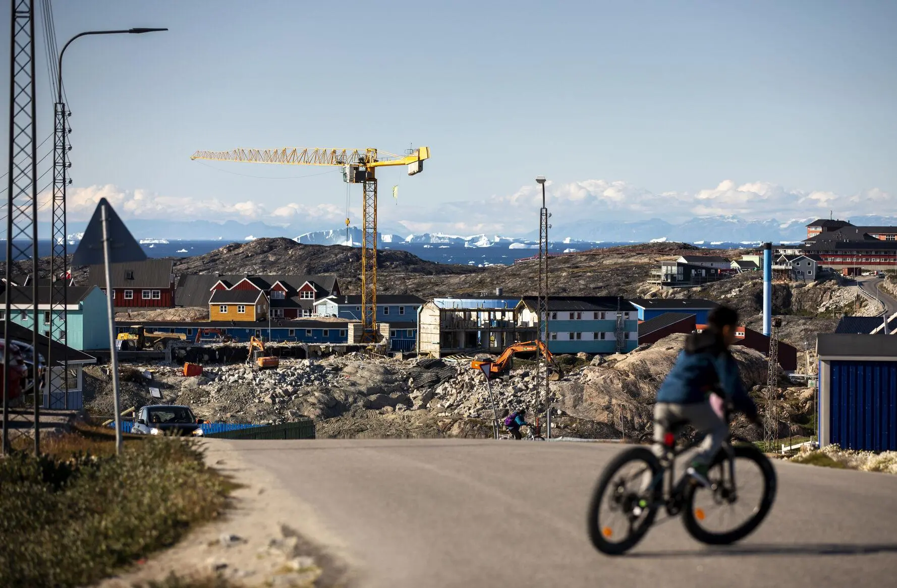 A photo of the third largest city in Greenland 