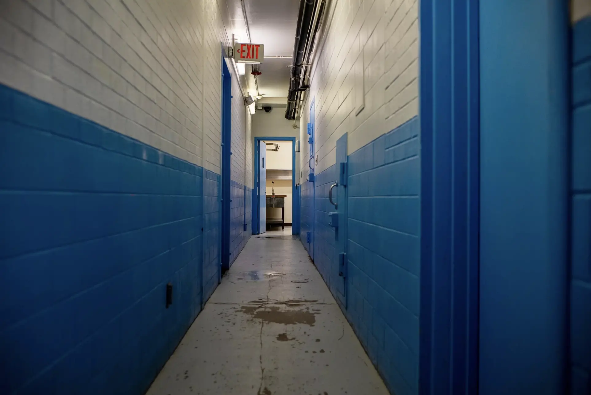 Hallway of tribal jail