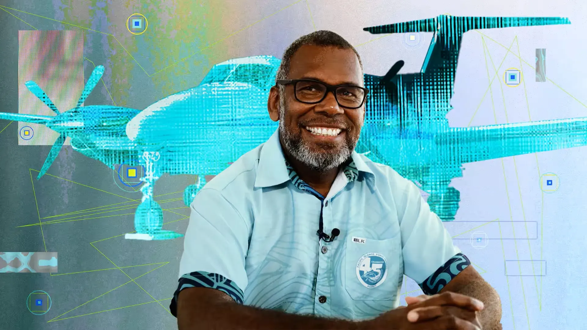 Portrait of aerial surveillance planning officer Steve Masika