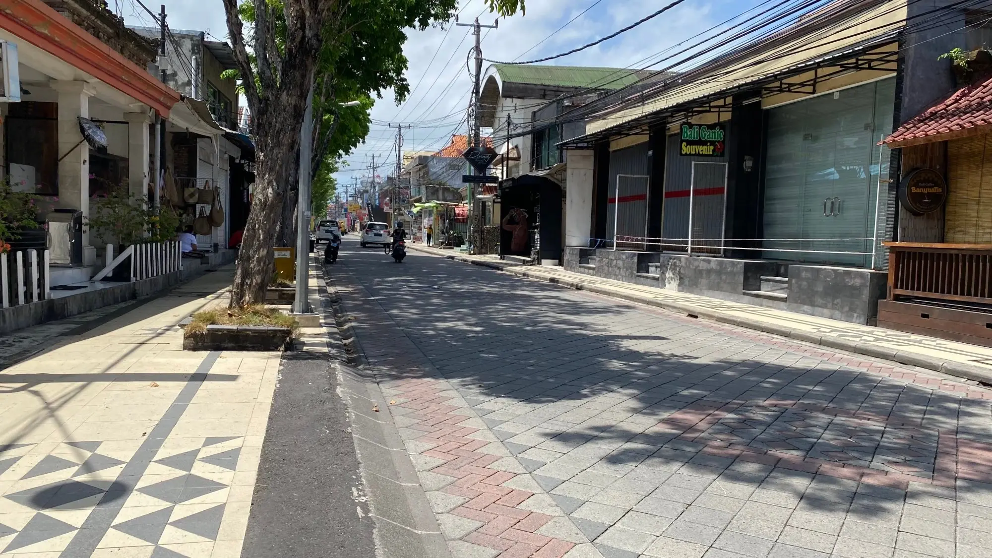 Famous street in Bali