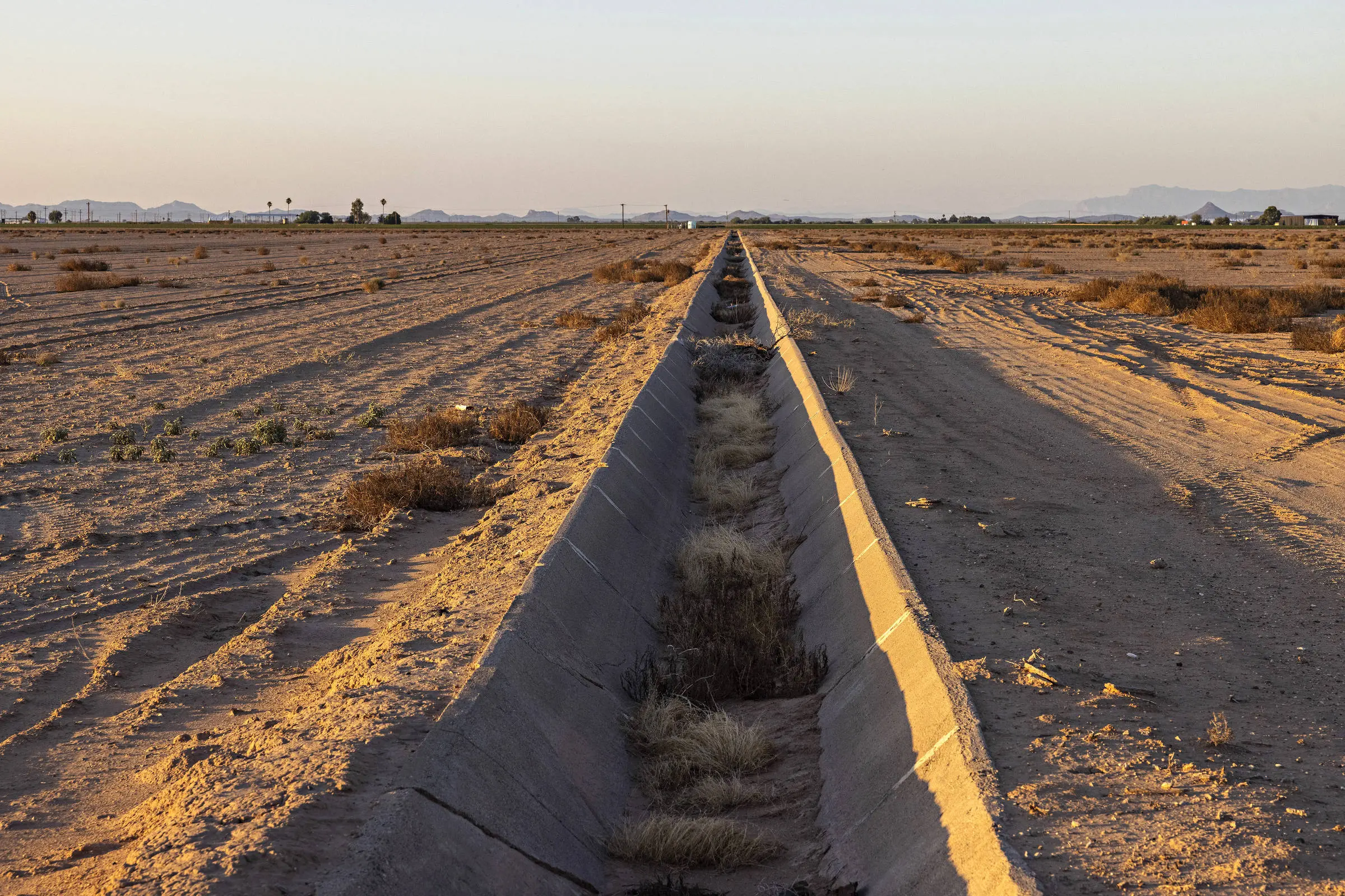 Abandoned irrigation canal