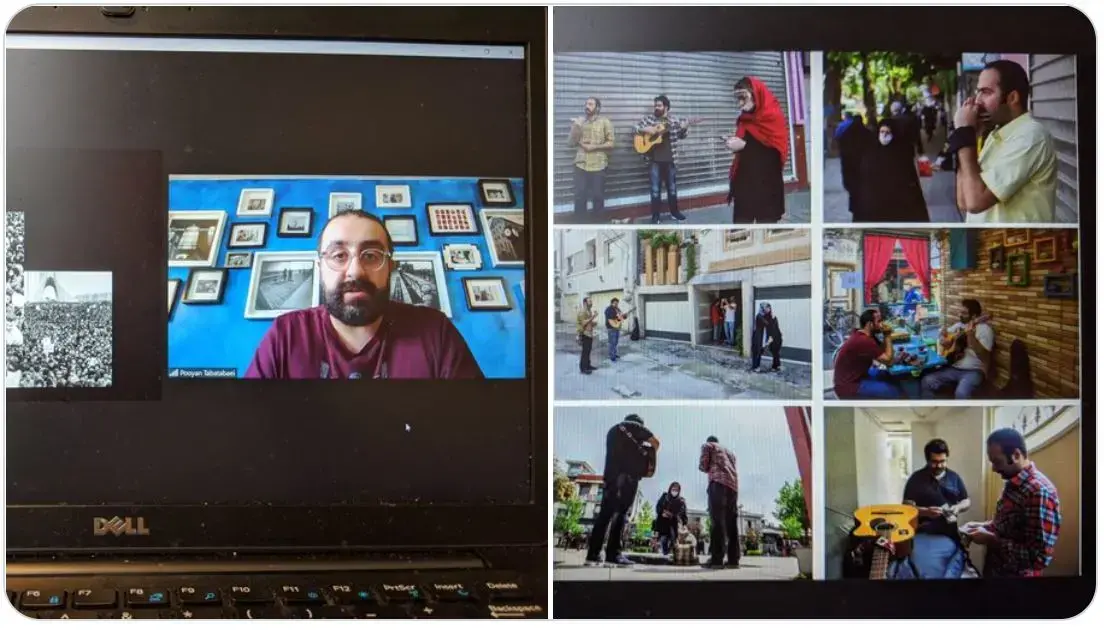 Pooyan Tabatabei presents "Walking on a Blade," a photojournalism project documenting the impacts of COVID-19 on Iran's marginalized communities. Image courtesy of the Center for East Asian Studies at the University of Chicago. United States/Canada, 2020. Pooyan Tabatabei presents "Walking on a Blade," a photojournalism project documenting the impacts of COVID-19 on Iran's marginalized communities. Image courtesy of the Center for East Asian Studies at the University of Chicago. United States/Canada, 2020.