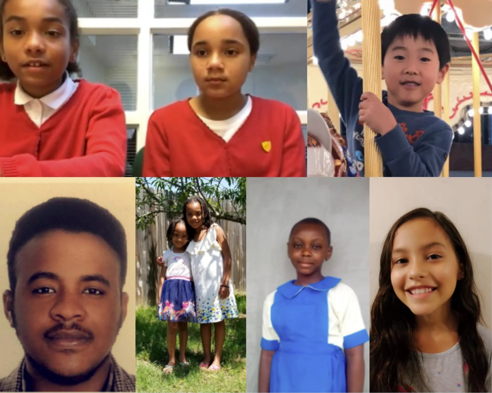 Students from Tulsa, OK, interviewed other students in the United States and around the world. United States, 2020. Media file: travel_tile_photo_collage_1.png