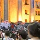 Georgians protest Russia in front of the Georgian Parliament. Image by Kaitlyn Johnson. Georgia, 2019.