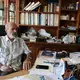 The Rev. Francesco Bortignon in his office explains the daily functions of Mision Scalabrini Cucuta. They provide housing, meals, and education to migrant families. Image by Mariana Rivas. Colombia, 2019.