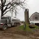 The milk truck makes what will probably be its final pick up at Wylymar Farms. Image by Mark Hoffman. United States, 2019.