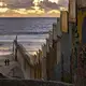 The border wall stops just short of the Pacific Ocean at Playas de Tijuana. Image by Amanda Cowan. Mexico, 2019.