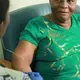 A patient receives chemotherapy from the Innovating Health International (IHI ) offices in Port-au-Prince. Image by Kate Corrigan. Haiti, 2017. 