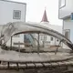 Bowhead whale skull in Utqiagvik, Alaska. Image by Amy Martin. Alaska, 2018.