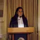 Photojournalist and student fellow alumni Meghan Dhaliwal speaks at the evening dinner. Image by Jin Ding. United States, 2018.