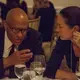 Joel Motley of the Board of Directors with Pulitzer Center Managing Director Nathalie Applewhite. Image by Jin Ding. United States, 2018.