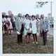 Judy Gladney, second from right, in a photograph with her grandfather, far left, Dr. R. B. Taylor, and her parents, Clarice and Dr. John Gladney, at her University City High School graduation in July of 1969. Image courtesy of Judy Gladney. United States, 1969.