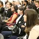 The audience listens to student fellows present their global reporting projects at Washington Weekend. Image by Karena Phan. United States, 2018.