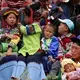 Crowds gather for performances during Torch Festival celebrations in Liangshan prefecture, Sichuan province. Image by Max Duncan. China, 2016.