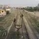 Tracks Under Karachi Port Trust Interchange, Karachi, Pakistan. Image from KCR, by Ivan Sigal. Pakistan, 2014-2017.