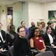 Student fellows and Campus Consortium faculty listen to a panel. Image by Karena Phan. United States, 2018.