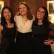 Pulitzer Center interns Ashley Zhang, Claire Seaton, and Karena Phan celebrate student fellows at the Cosmos Club. Image by Jin Ding. United States, 2018.