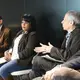 Foreign Policy Executive Editor for News, Dan Ephron, NPR Supervising Editor, Stacey Samuel, and Goats and Soda NPR editor, Marc Silver on the 'On Pitching' panel. Image by Karena Phan. United States, 2018.