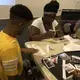 Student journalists in the Soul of the City program learn to create informative captions during a Pulitzer Center workshop. Image by Kayla Edwards. United States, 2018. 
