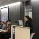 Kayla Popuchet from LaGuardia Community College presents her pre-reporting on Afro-Venezuelans in the Bolivarian Republic. Image by Katie Brown. United States, 2019.